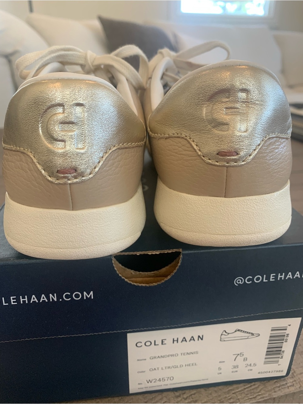 Cole Haan Grandpro Tennis Leather Women’s Low-Top Sneakers - Picture 7 of 8